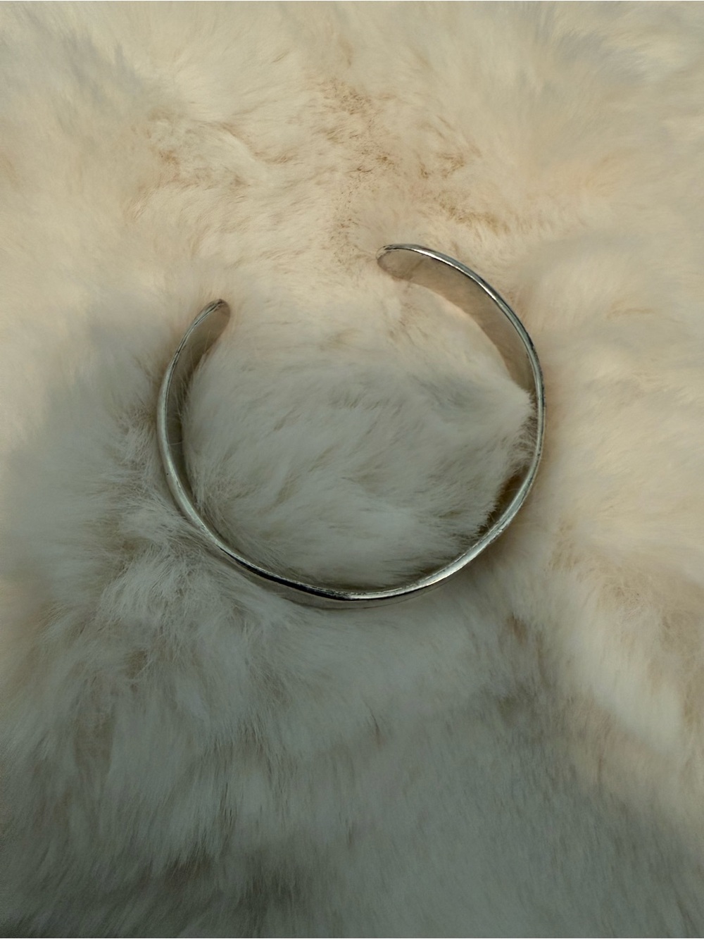 UNO de 50 Polished Silver-Tone Open Cuff Bracelet - Picture 3 of 3